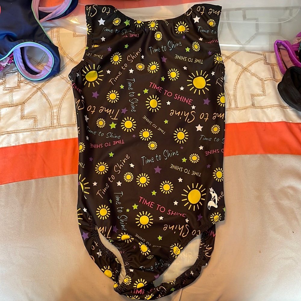 Size 8 Girls Leotard Sunshine